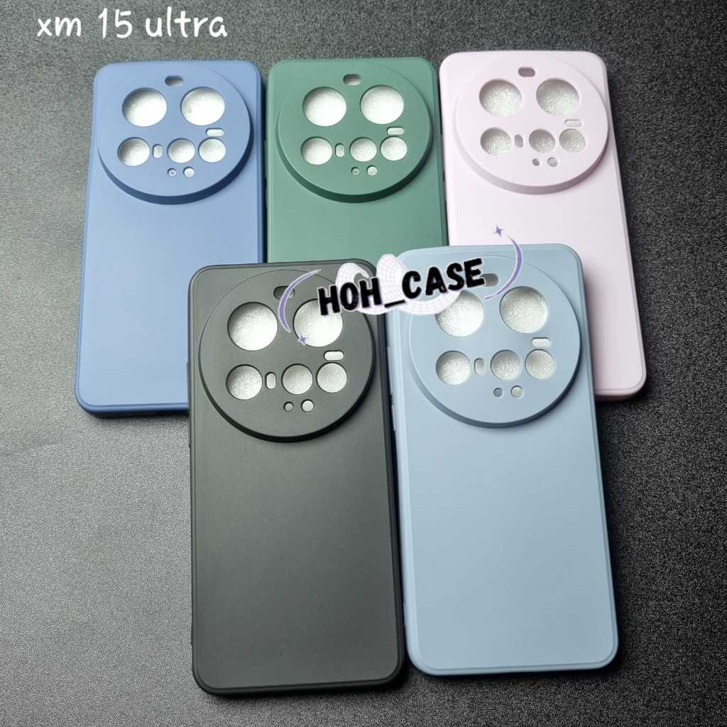 Xiaomi Mi 15 Mi 15 ultra soft Case square Case เคสมาการองเหลว