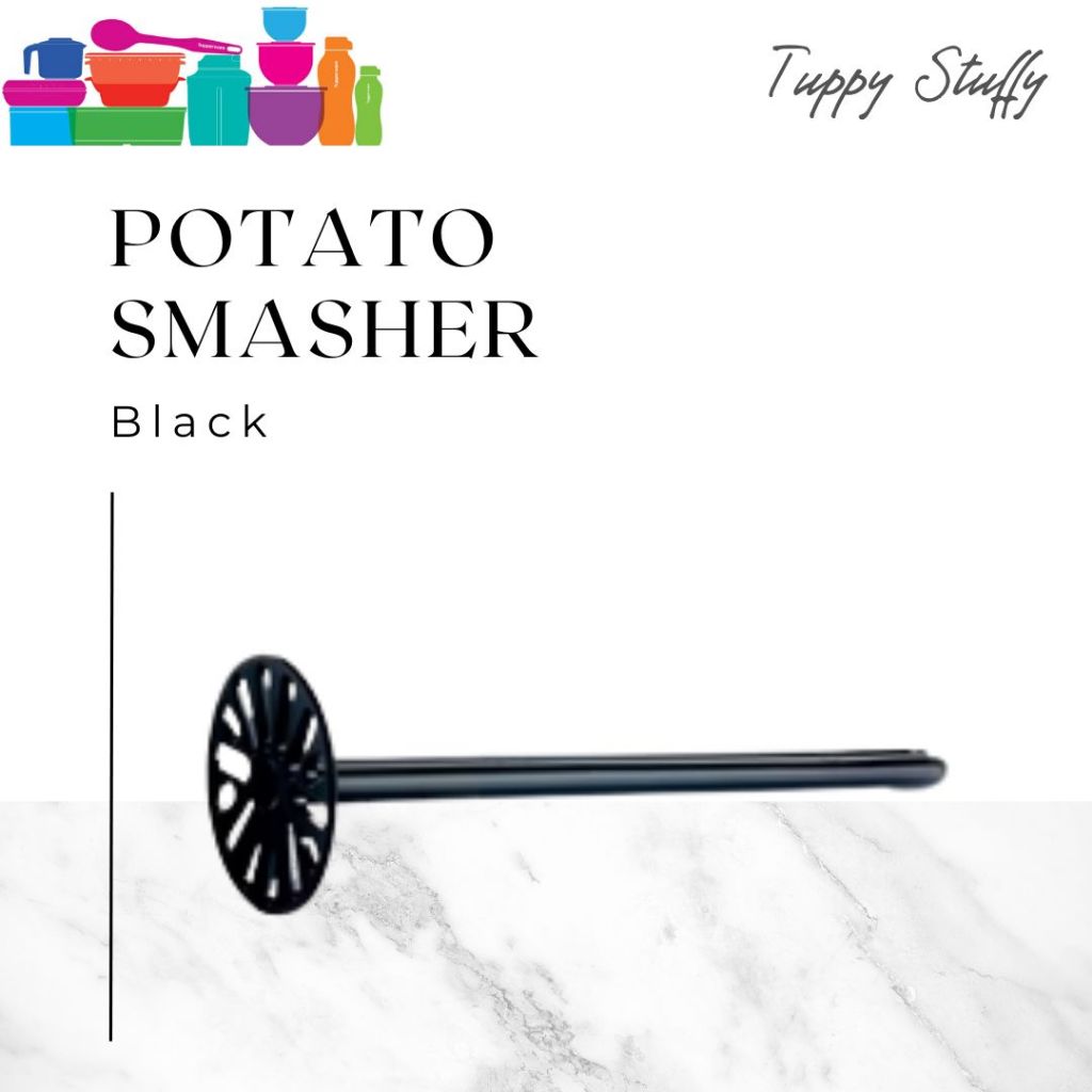 Tupperware Potato Smasher (1) - Black I Tupperware Potato Smoother/Sweet Potato Smoother
