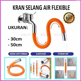Acchp Selang Flexibel 360 Derajat Ukuran 30cm 50cm Pipa Arah Otomasti Universal