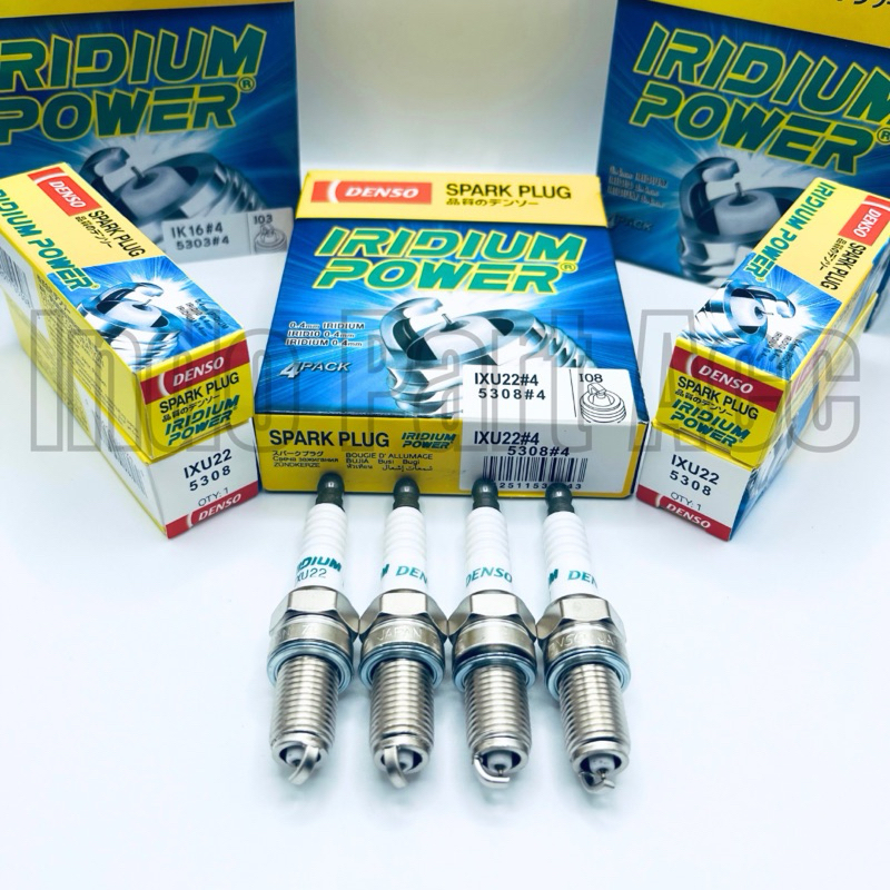 (4ชิ้น) หัวเทียนอิริเดียมเดิม Ertiga 2012-2014 IXU22 หัวเทียน