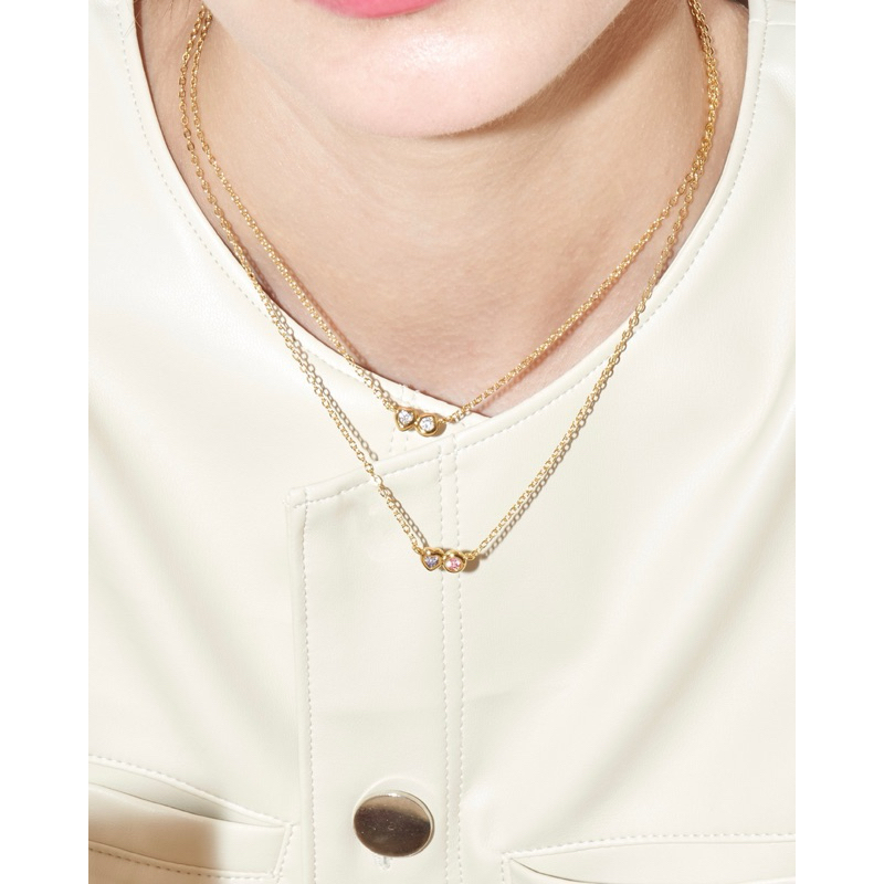 YVIS สร้อยคอพราว 18K Gold Plated Hypoallergenic Necklace สร้อยคอพรีเมี่ยม
