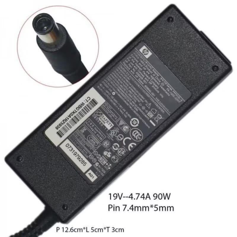 HP ADAPTER 19V - 4.74A DC 7.4*5.0 HP ADAPTER 19V 4.74A/4.62A PIN (7.4*5.0) PC HP AIO, PROBOOK 440 G1