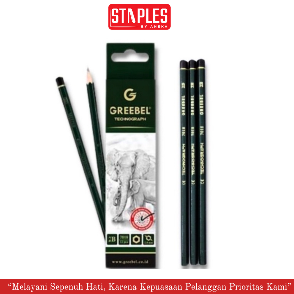 ดินสอ Greebel 2B / ดินสอสอบ 2B / 7018