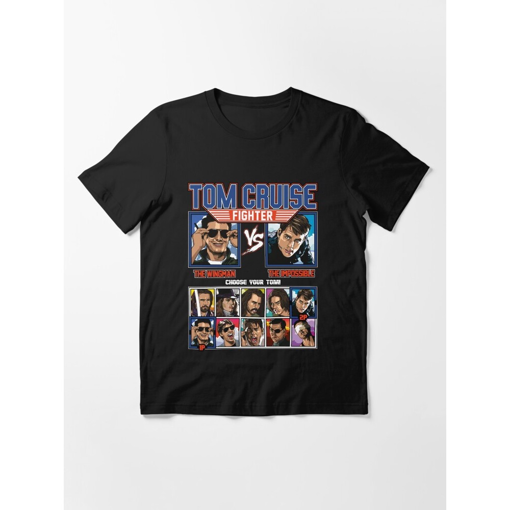 เสื้อยืด Tom Cruise Fighter Essential ขวดนักแสดงกีฬา