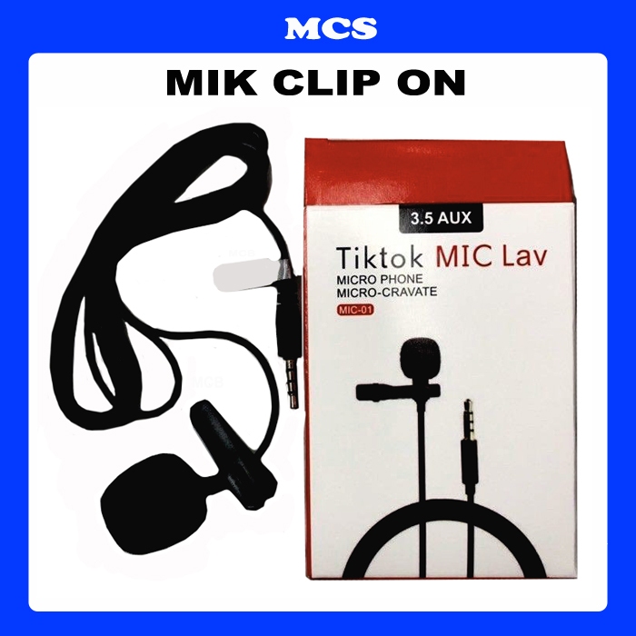 Mic Lav Micro Phone Mic Clip On Smule Tiktok เสียง