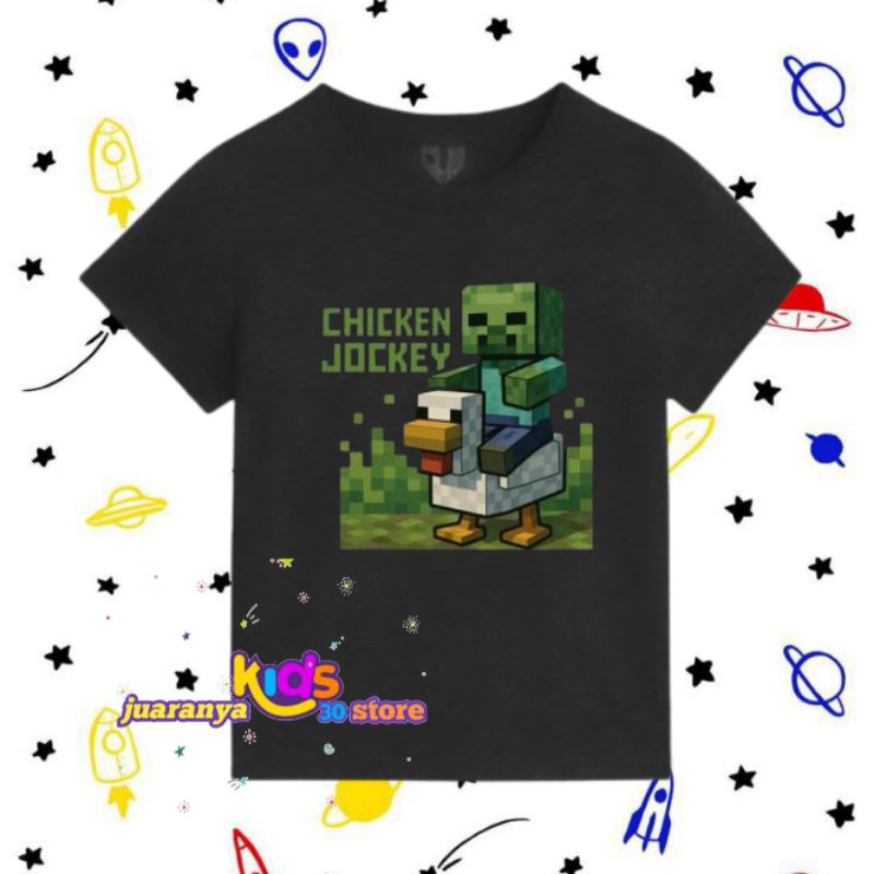 CHILDRENS CLOTHES CHICKEN JOCKEY CHILDRENS เสื้อยืด BOYS