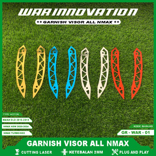 WAR INV GARNISH WINDSHIELD VISOR NMAX OLD YAMAHA NMAX TAHUN 2015-2019 AKRILIK NMAX NEW NMAX TURBO NMAX S NMAX NEO 01