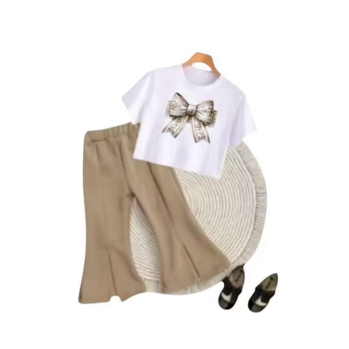 GIRLS CLOTHING SET CUTBRAY PANTS MODEL T-SHIRTS AGE 1-8 YEARS