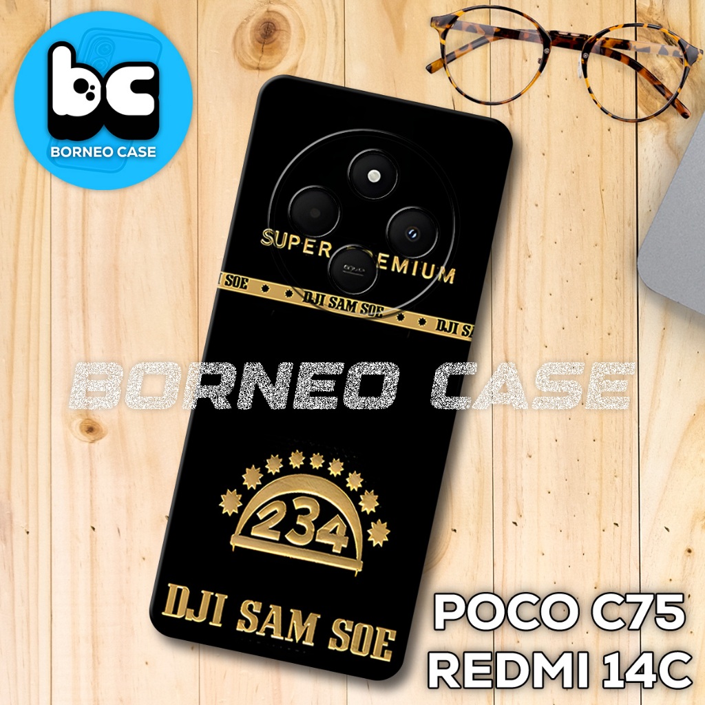 (BC53) เคสซอฟต์เคสกล้อง Procamera ใหม่ล่าสุดสําหรับ POCO C75 / REDMI 14C HP | เด็กชาย MOTIF | เคส PO