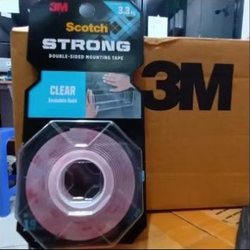 Scotch Clear 3M เทปใส 4010C 21mmx2m-ปลายคู่