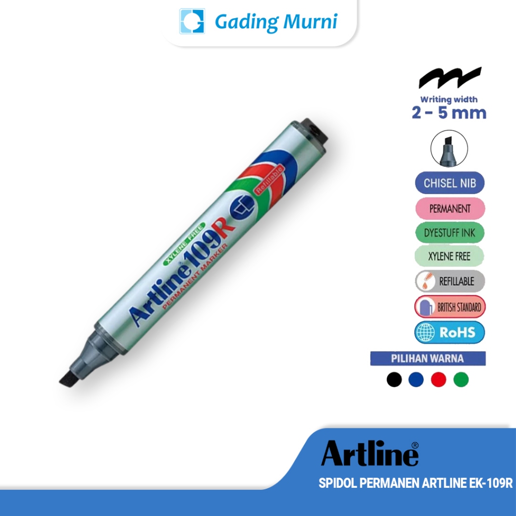 EK-109R ปากกามาร์กเกอร์ถาวรกันน้ํา 4 สี