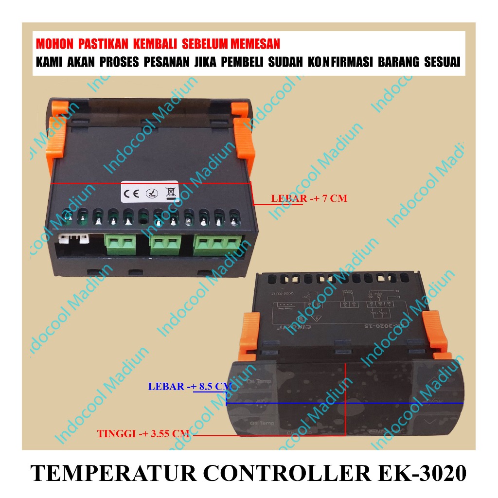TC3020 DIGITAL TEMPERATURE / ELITECH / TEMPERATURE CONTROLLER EK-3020