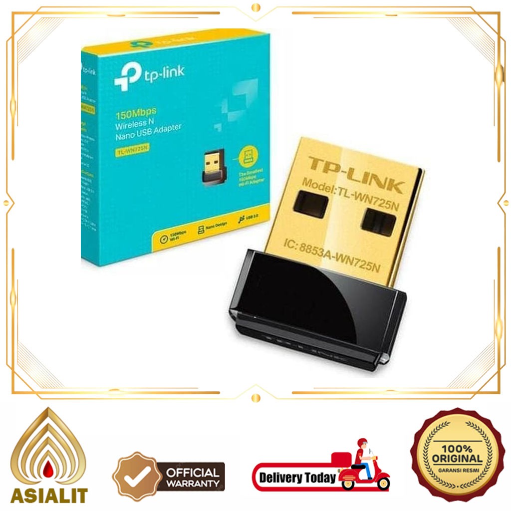 USB TP-LINK WN725N อะแดปเตอร์ไร้สาย USB WN725N TP LINK 150 MBPS