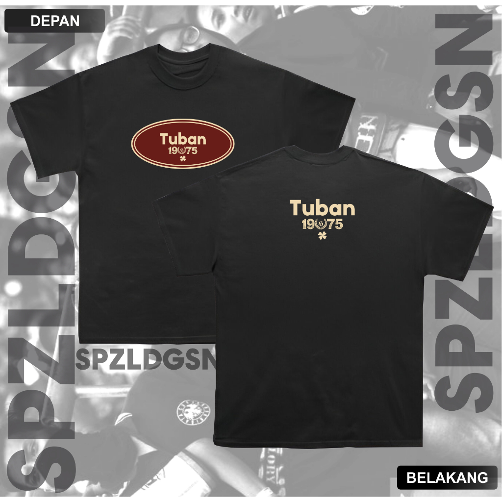 KATUN Tuban เสื้อยืด 1975 Tuban Supporter เสื้อยืด 1975 ผ้าฝ้าย knitto