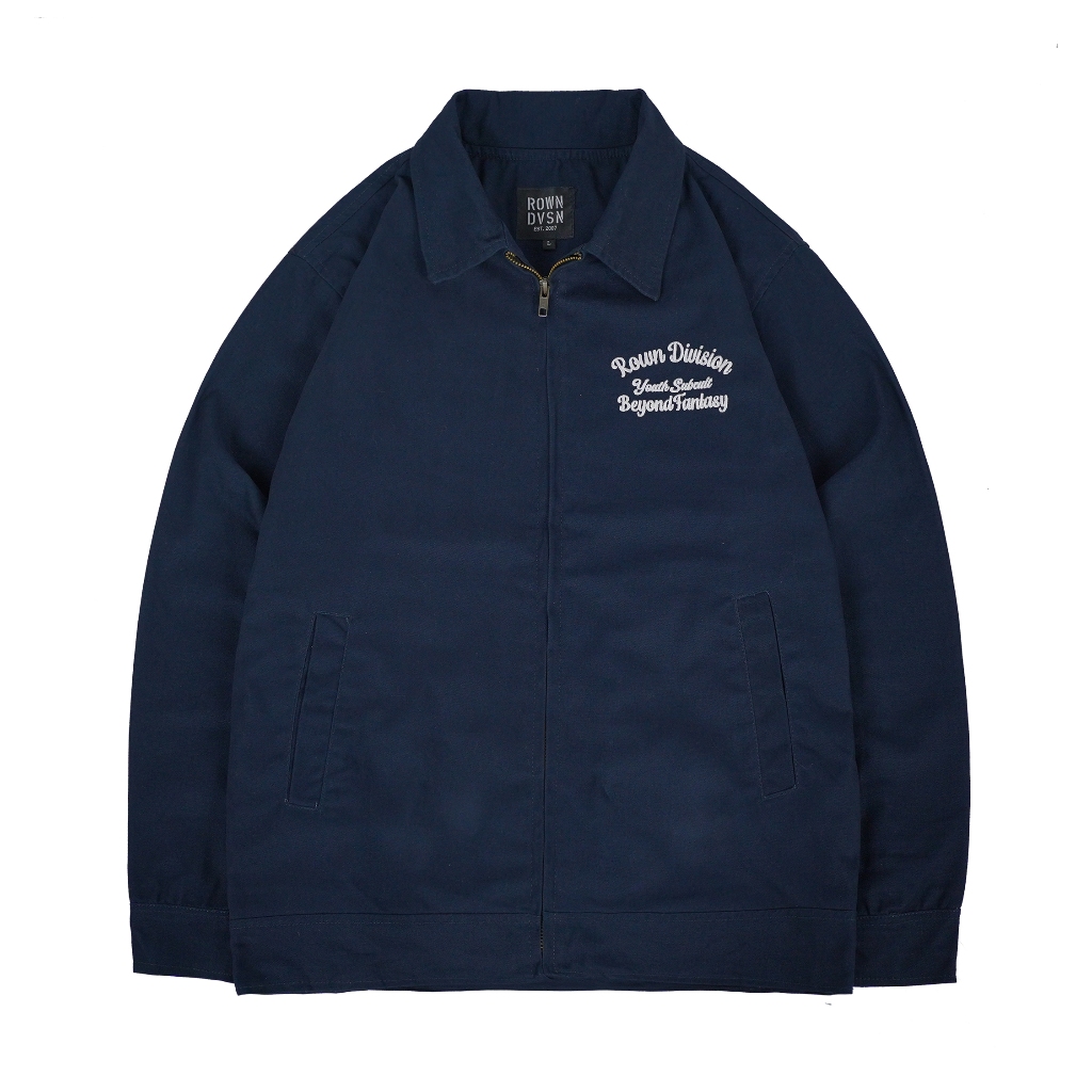 Rown Division Warehouse Deck Jacket - Rowndvsn Artania Navy Canvas Jacket