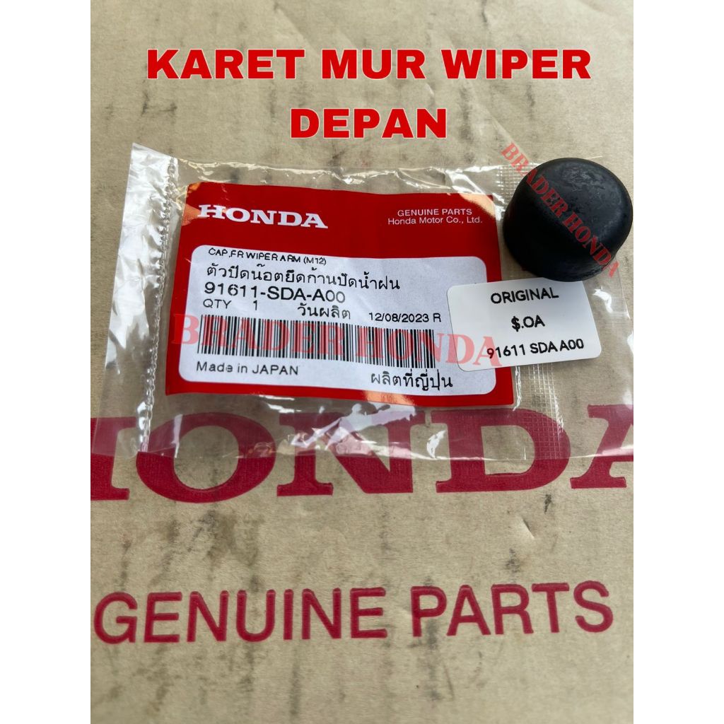 BOLT ยางหมวกแขน WIPER BLADE FRONT ODYSSEY RC1 FREED HRV RU1 ACCORD CM5 CP2 CR2 CRV GEN 3 4 RE1 RE3 R