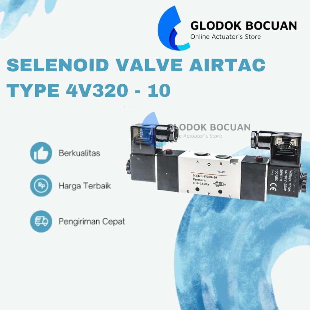 4V320-10 โซลินอยด์วาล์ว / วาล์วโซลินอยด์วาล์ว AIRTAC 4V320C-10