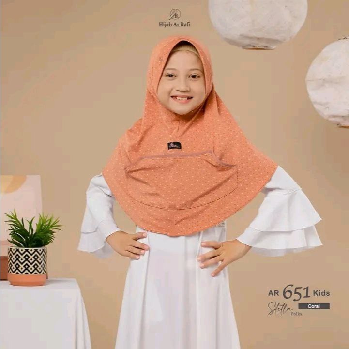 INSTANT KIDS HIJAB // AR 651 KIDS NEWEST AR RAFI HIJAB // AR RAFI KIDS // ฮิญาบเด็กล่าสุด // ฮิญาบเด