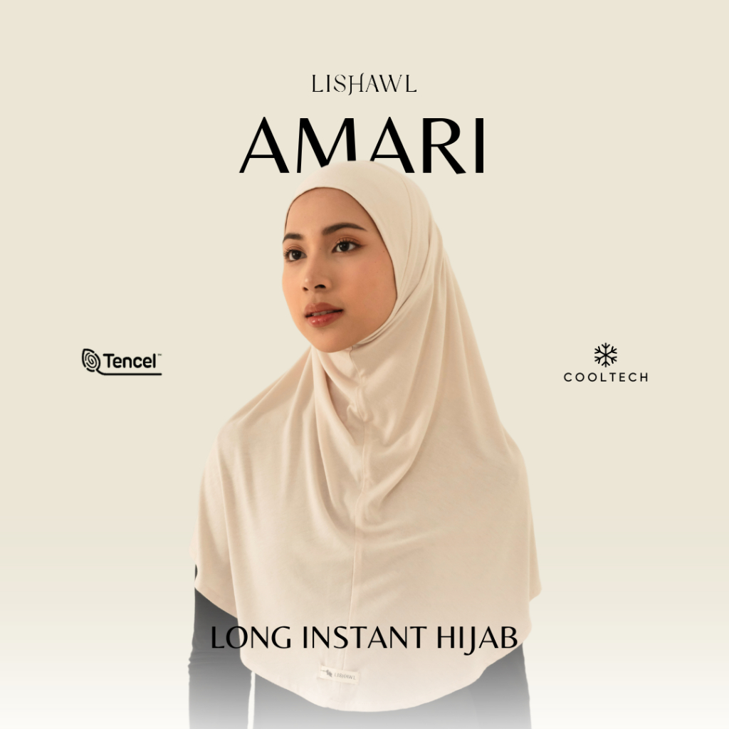 LISHAWL - AMARI LONG Instant HIJAB