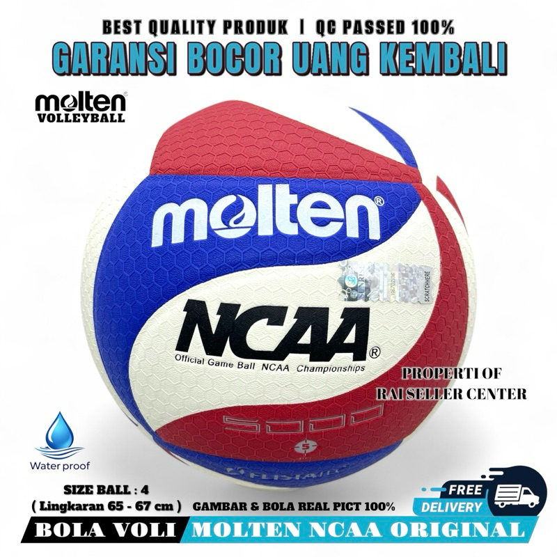 100% ORIGINAL MOLTEN Volleyball NCAA V5M5000 Official VolleyBall Tournament ฟรีปั๊มสุทธิ