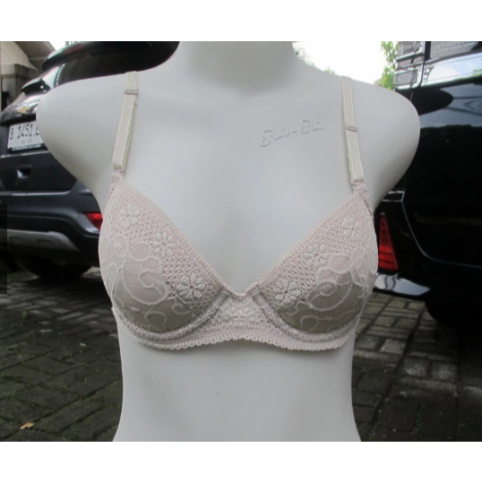 [TKPD09] SEXY-LOOK BRA VALENTINE SECRET SBU09/0029 NUDE SIZE 34A (A75)