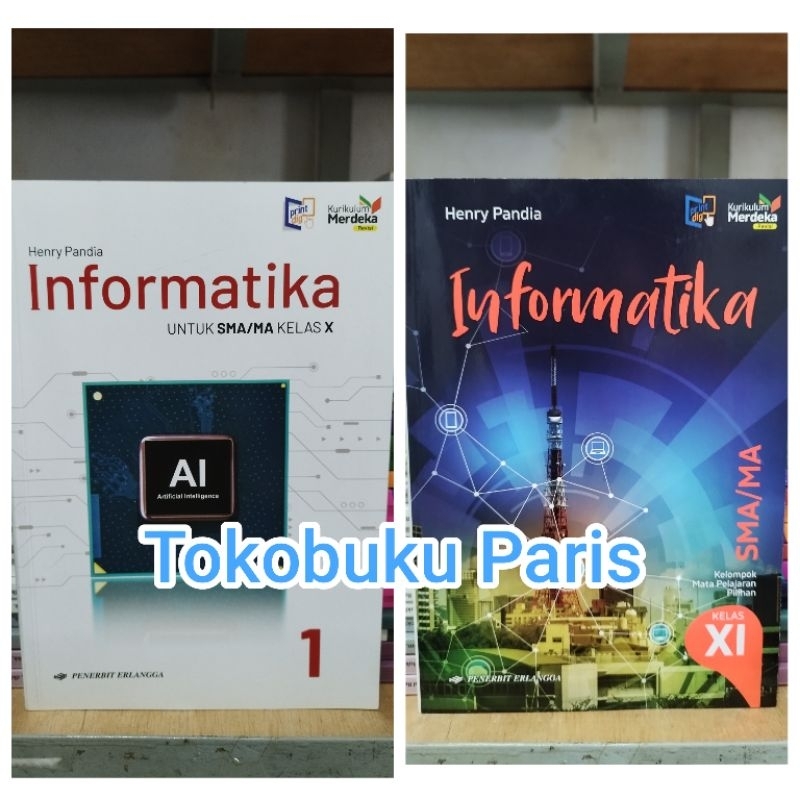 ORI Book Informales ICT REVISED edition sma ma Class 1 10 X, 2 11 XI Erlangga หลักสูตรอิสระ