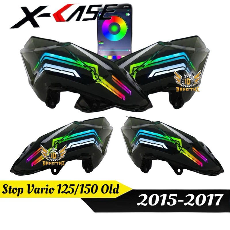 Stoplamp Vario 125 150 Old Rgb 256 โหมด 2015-2017 Stop Lamp Vario 125 150 เก่า 3in1 Plus ไฟเลี้ยวรับประกัน 1 ปี