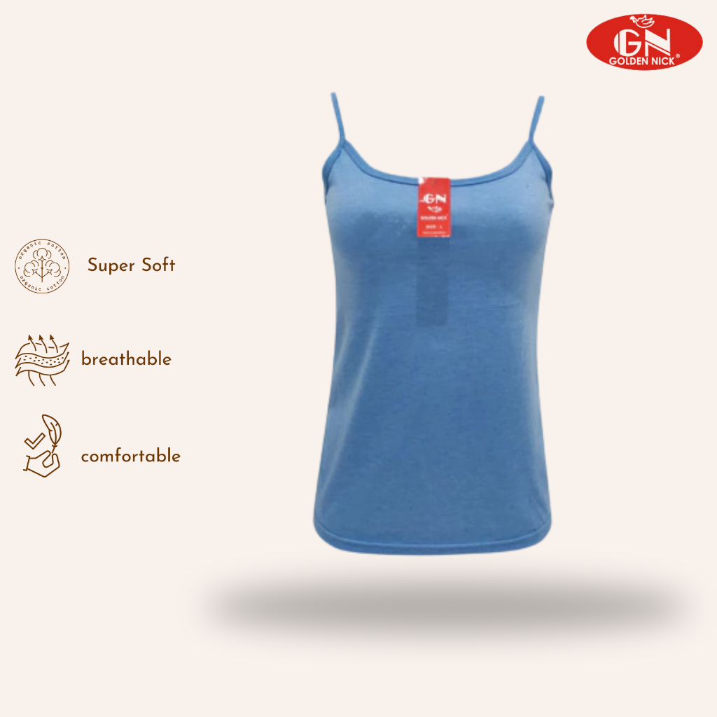 Golden Nick - Tanktop Tali Kecil AT SA56 Tanktop Candy Series Tanktop Murah Tanktop Bahan LembutCOD