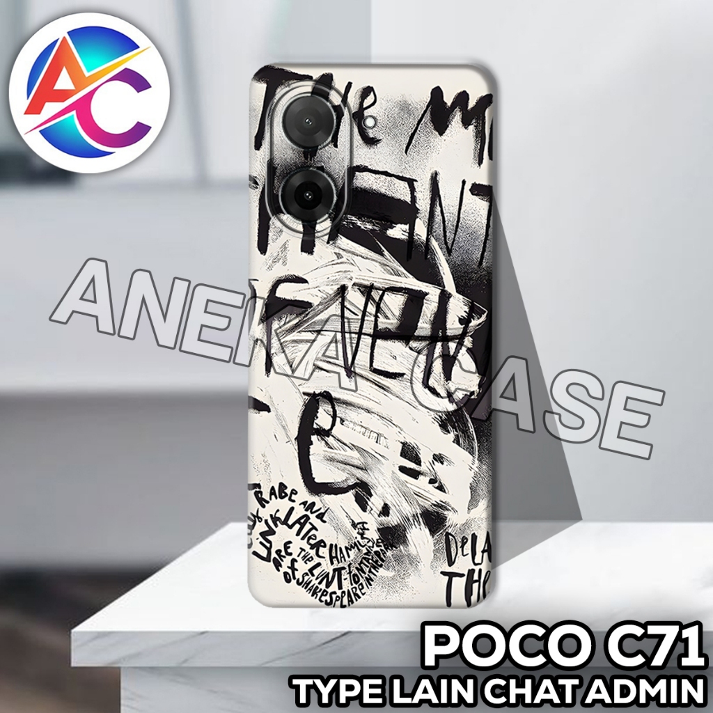 AC31/Case Poco C71/Motif AESTHETIC/softcase Poco C71/casing Poco C71/silicone Poco C71