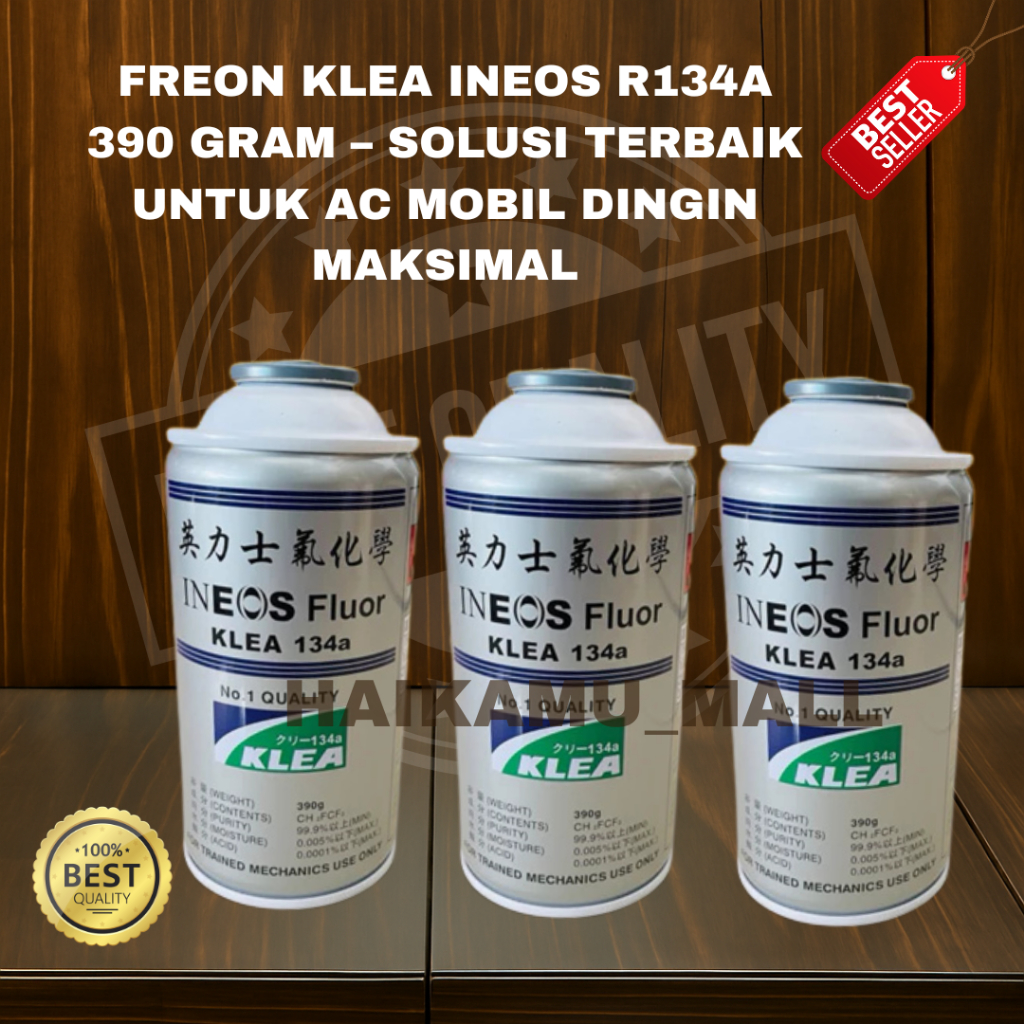 FREON KLEA INOS R134A 390 GRAMS - สําหรับ MAXIMUM COLD CAR AC