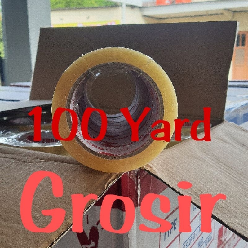 เทปใสและสีน้ําตาล OPP TAPE 100 YARD eco (ชิ้น)