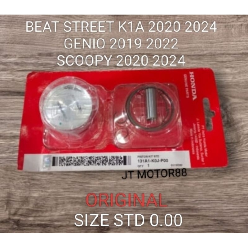 PISTON KIT BEAT STREET GENIO SCOOPY FI ORIGINAL 121A1 K0J P00