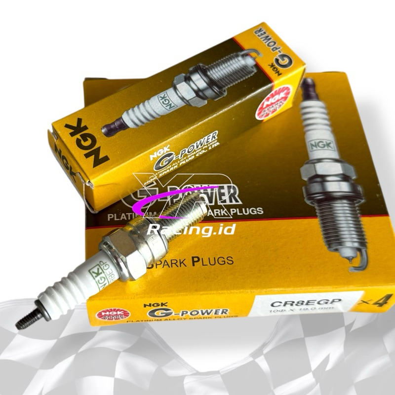 หัวเทียน NGK G-Power CR8EGP Racing เป็ดเกลียวยาวแท้ 100%