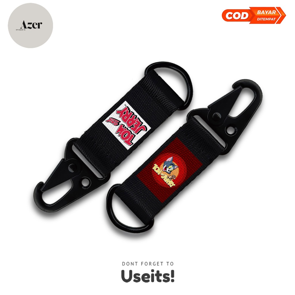 พวงกุญแจ GANTUNGAN TOM และ JERRY - พวงกุญแจศิลปะ TOM และ JERRY น่ารักน่าดึงดูด - พวงกุญแจศิลปะ | AS1