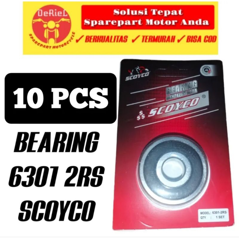 แบริ่ง 6301 10 ชิ้น BERING 6301 10 ชิ้น LAHAR 6301 10 ชิ้น