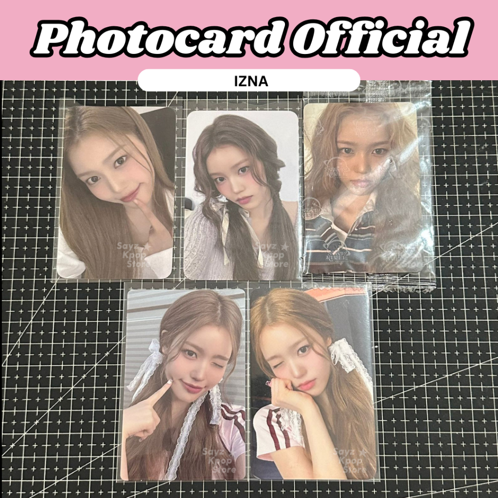 [ READY ] Photocard Official IZNA - Saebi Koko Jeemin Jiyoon Mai Sarang Jungeun - อัลบั้มบีอย่างเป็น