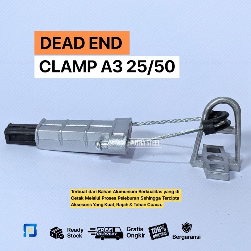 Dead End Clamp 25 50 a3 / Crocodile Clamp 25 50 / Dead End Clamp / Fiber Opik Pole Accessories