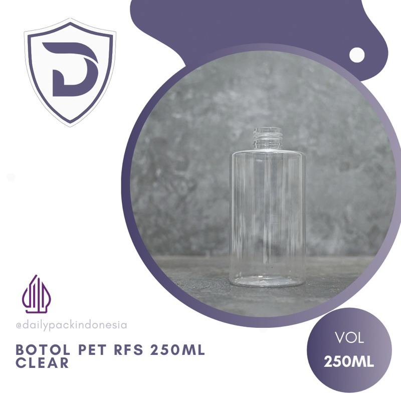 DPI.ID - RFS PET Bottle 250ml (คอ 24/410)