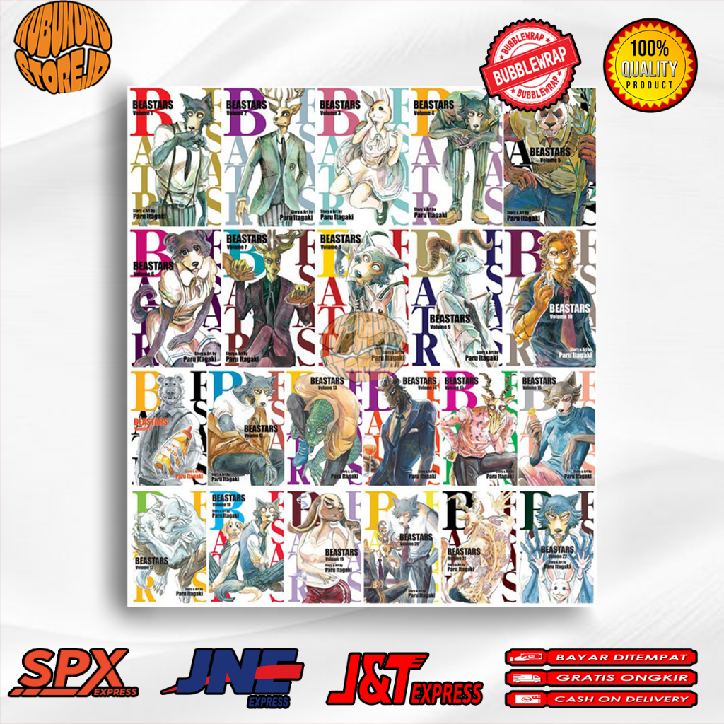 มังงะ: ชุดหนังสือ BEASTARS 22 โดย Lung Itagaki - อินโดนีเซีย