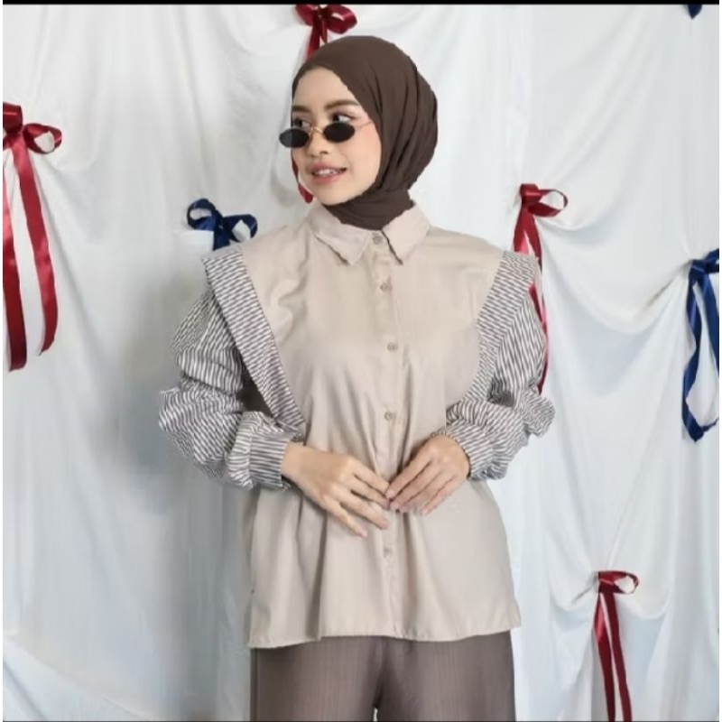 เสื้อ Liya Mix Stripe (ใหม่) - Mybamus