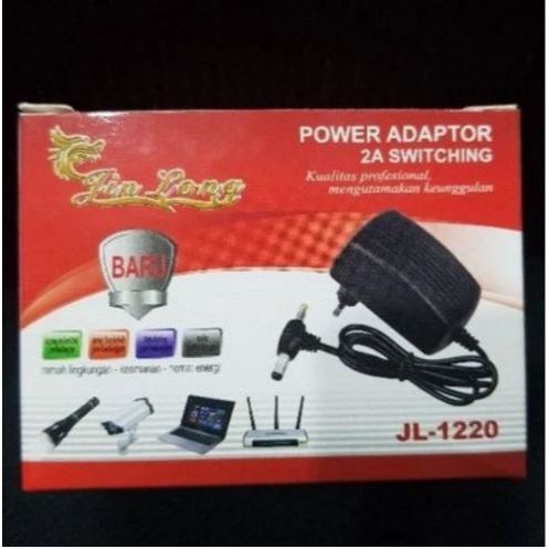 เครื่องชาร์จ Adaptor 2A 12V ตัวรับสัญญาณ Kvision Optus / แล็ปท็อป / โมเด็ม / ปลั๊กกล้องวงจรปิด JL 90