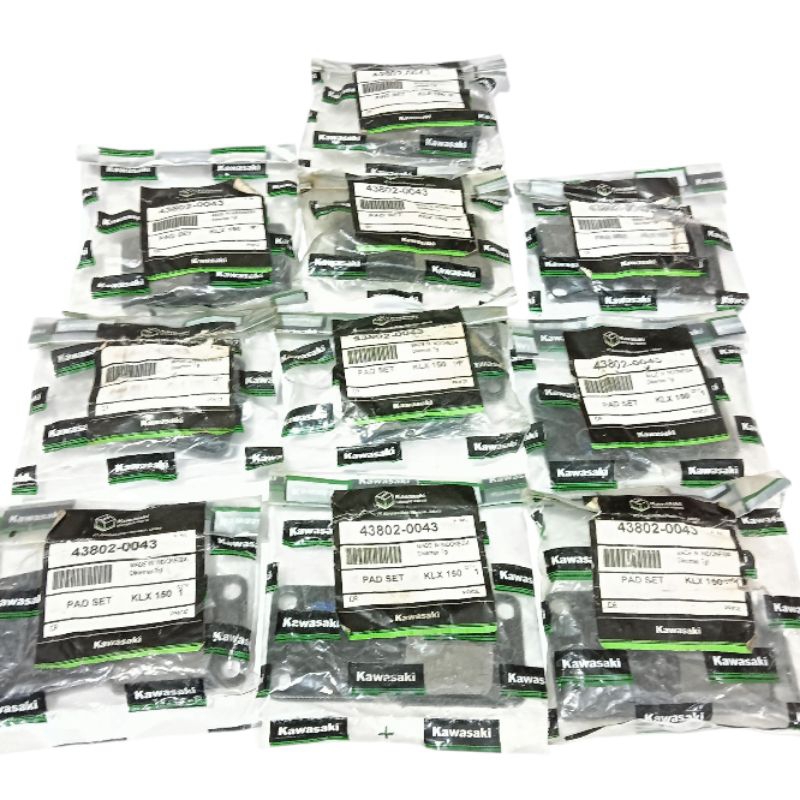 ขายส่ง (10 ชิ้น) ผ้าเบรคหลัง Dispad Kawasaki KLX 150 KLX-150