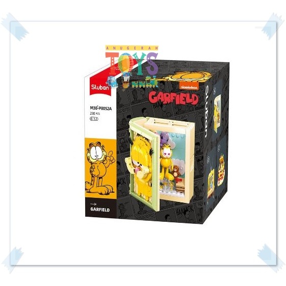 Sluban M38-P0852 Sluban Carfield Book - กล่องดินสอ ทีวี สิงโต