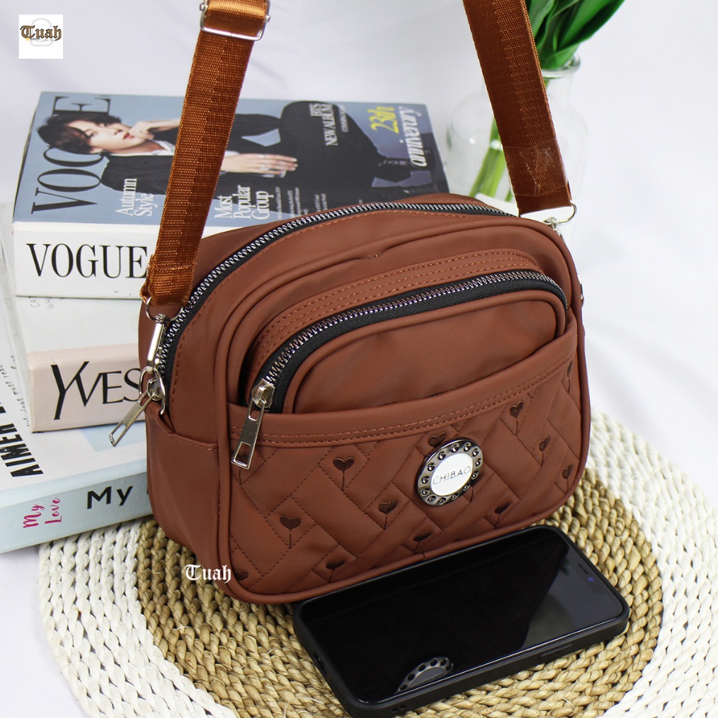 CODE W79Z TUAH SLIMBAGS IW 53 สินค้าใหม่ SL Chibao 4 Space Series กระเป๋าสะพายสตรีคุณภาพสูงกระเป๋าผู