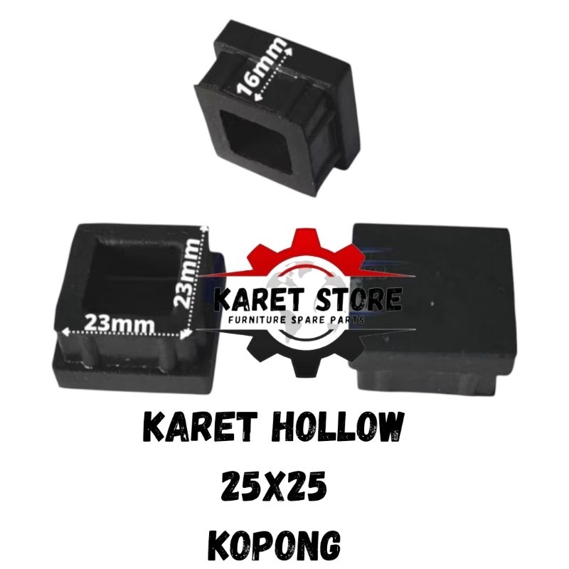 ยาง FOOT HOLLOW 25X25 KOPONG/RUBBER FOOT BASE/RUBBER FOOT BASE/SKIRT/RUBBER CLOSET