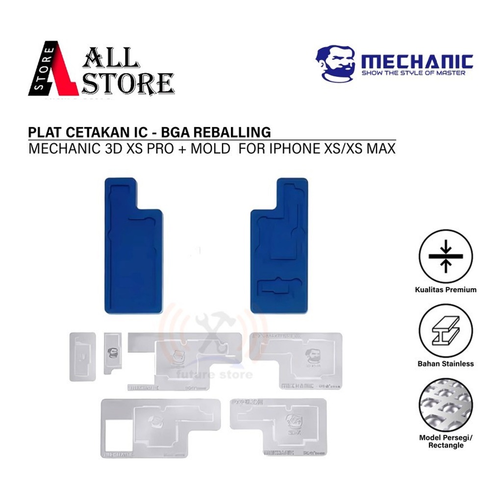 MECHANIC 3D-XS PRO + MOLD IC MOLD สําหรับ IPHONE XS/XS MAX ต้นฉบับ