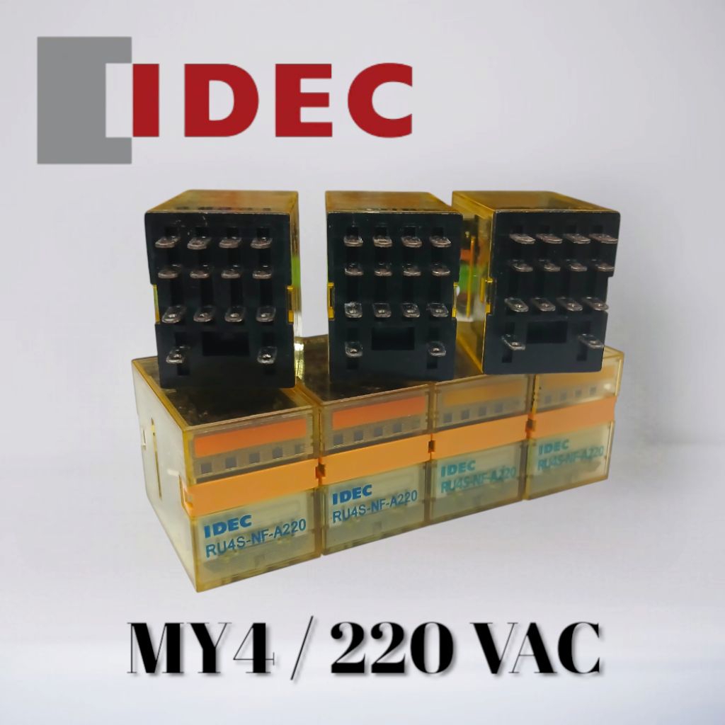 MY4 RELAY ยี่ห้อ IDEC 220V TYPE RU4S-NF-A220