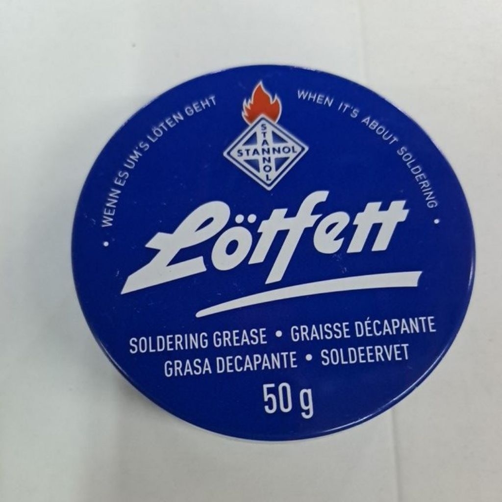 LOTFETT SOLDERING PASTE 50g / SOLDERING GREASE / SOLDERING OIL FLUX 50g / MADE IN GERMANY STANNOL