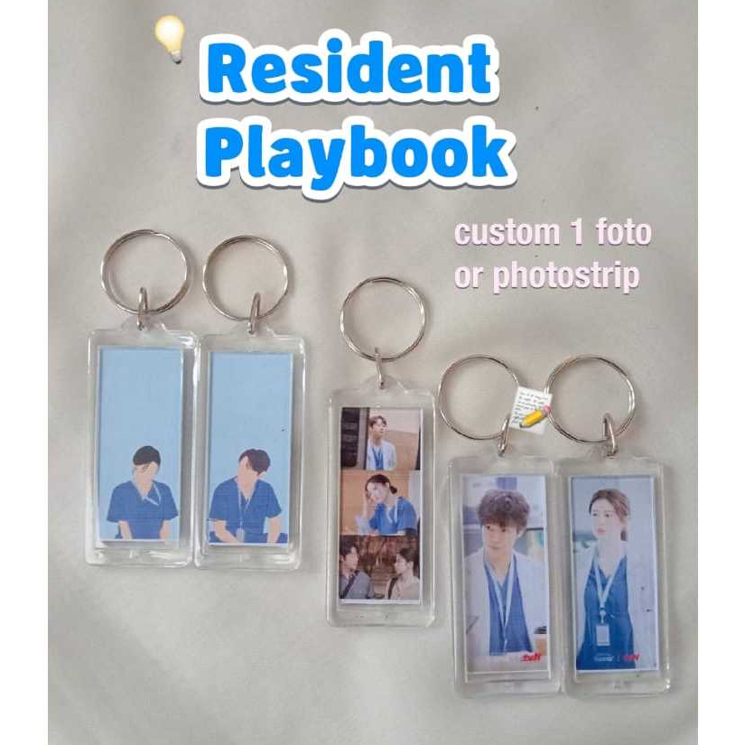 พวงกุญแจ RESIDENT PLAYBOOK/PHOTOSTRIP PHOTOBOOTH CUSTOM/CUSTOM PHOTO KEYCHAIN/CUSTOM PHOTO ACCESSORI