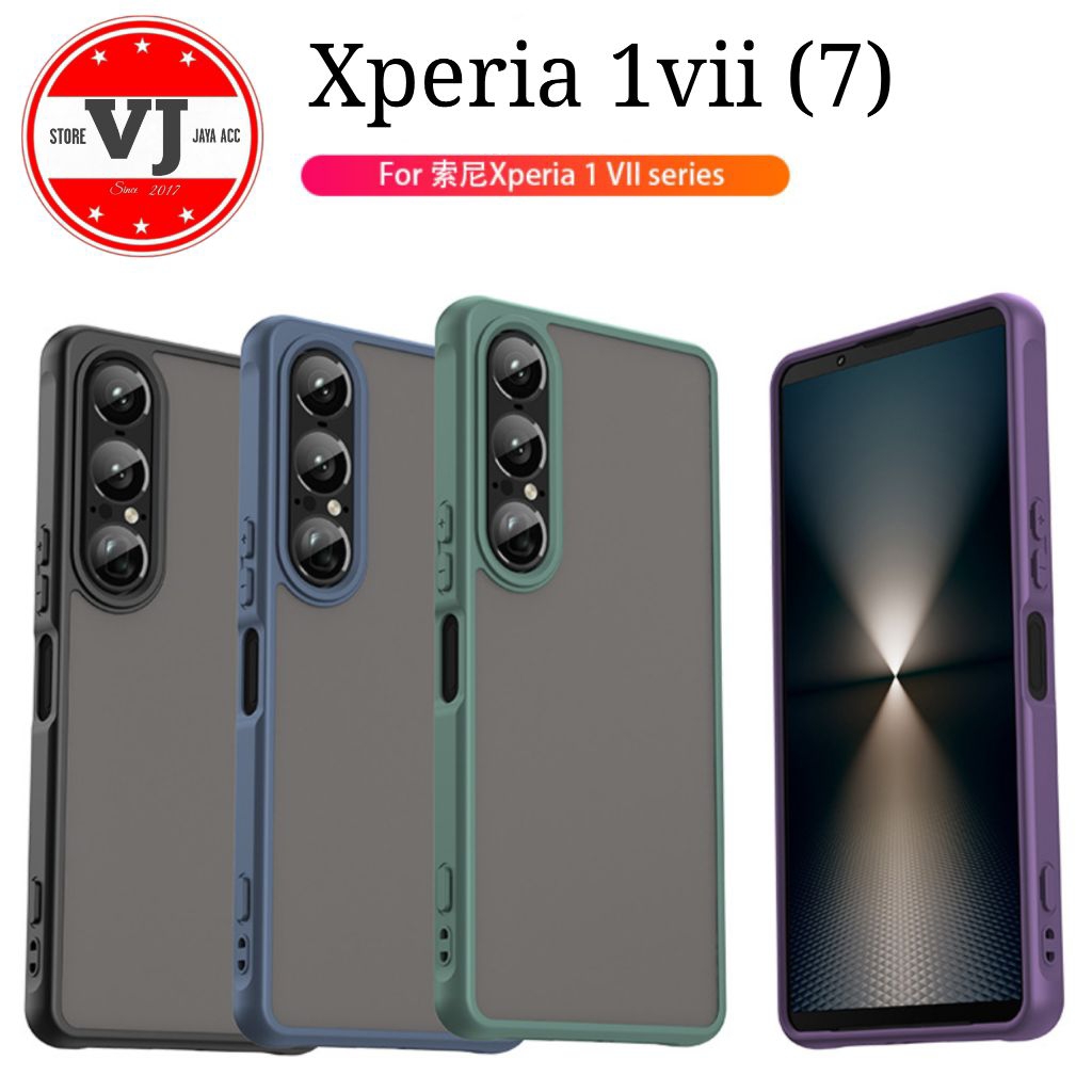 Hardcase Sony Xperia 1VII Case Hybrid Matte Frosted Xperia 1 Mark VII 7